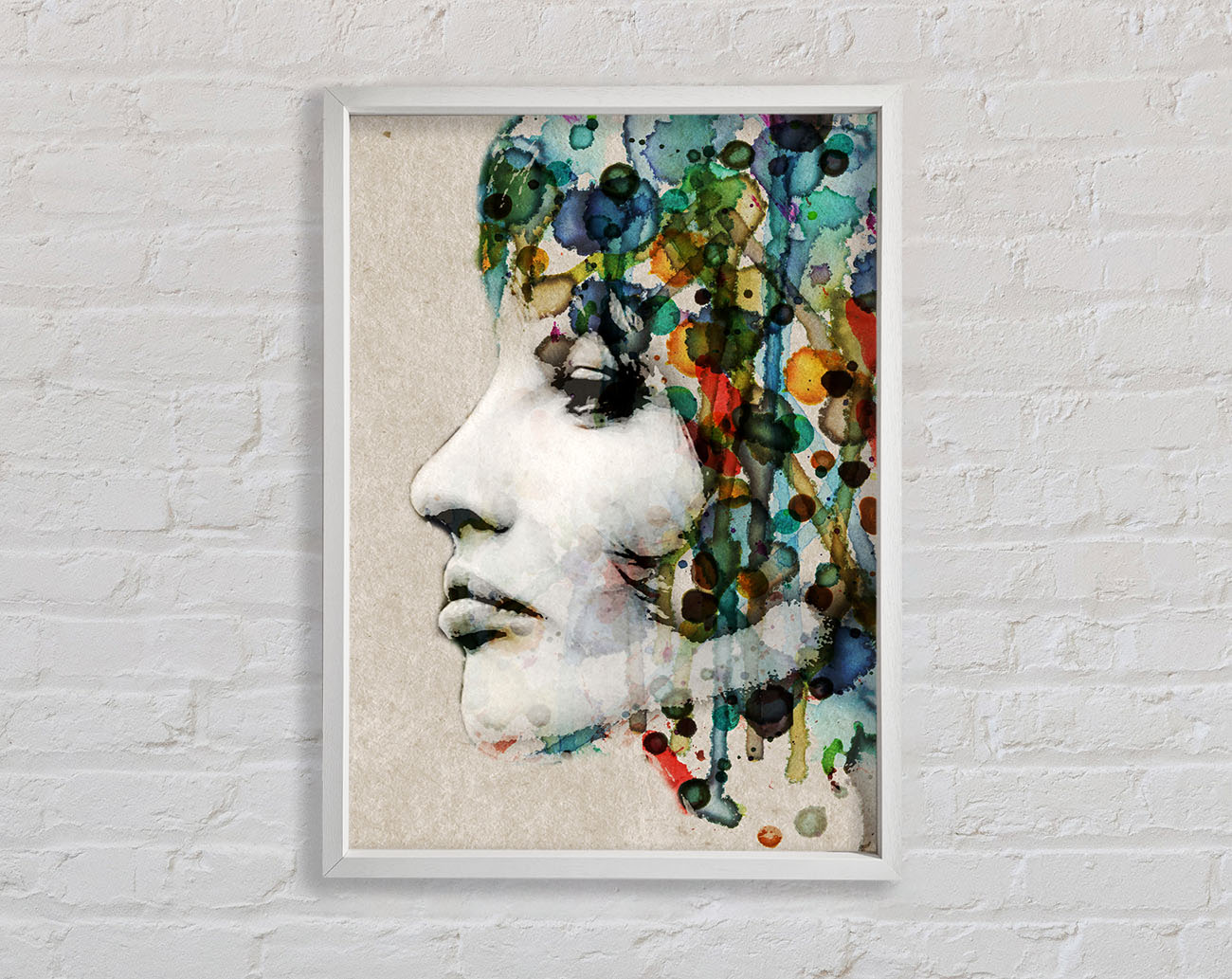 Vintage Woman Framed Print