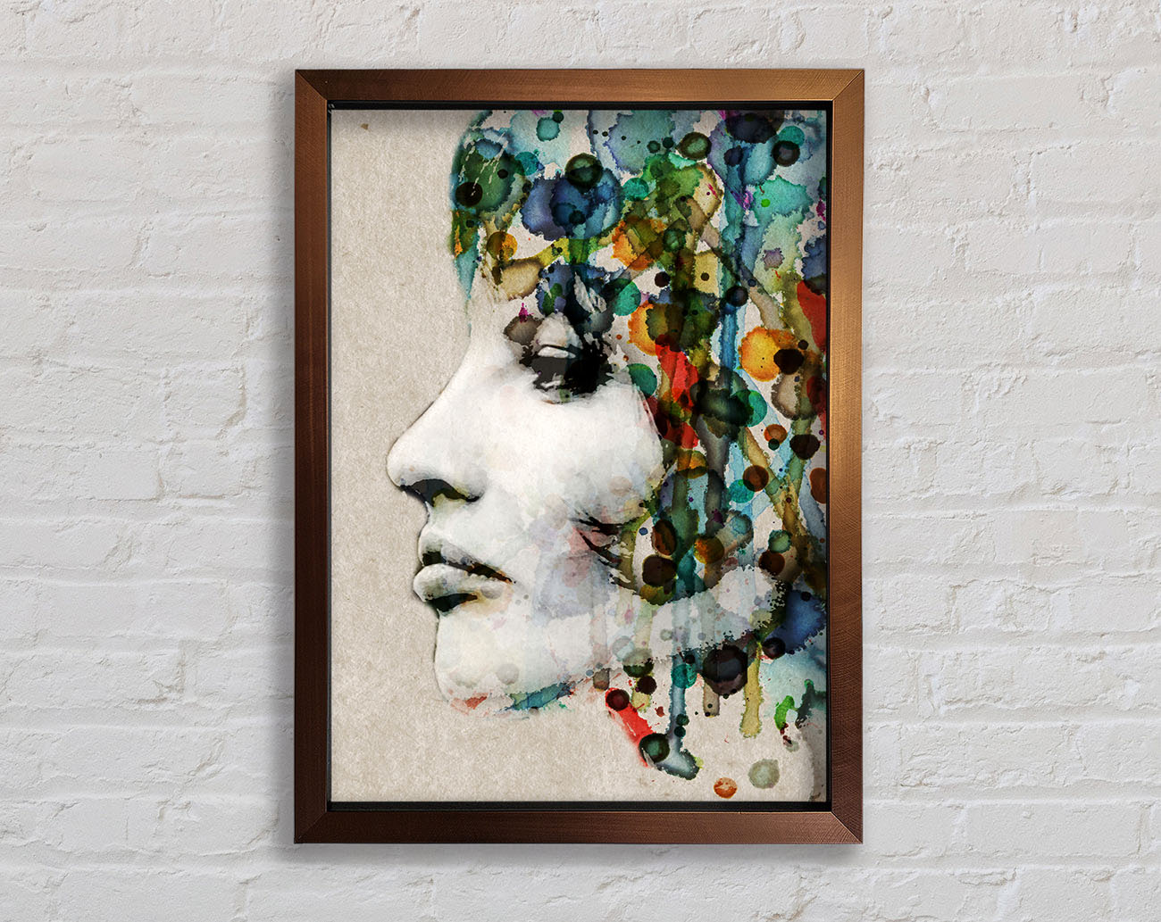 Vintage Woman Framed Print