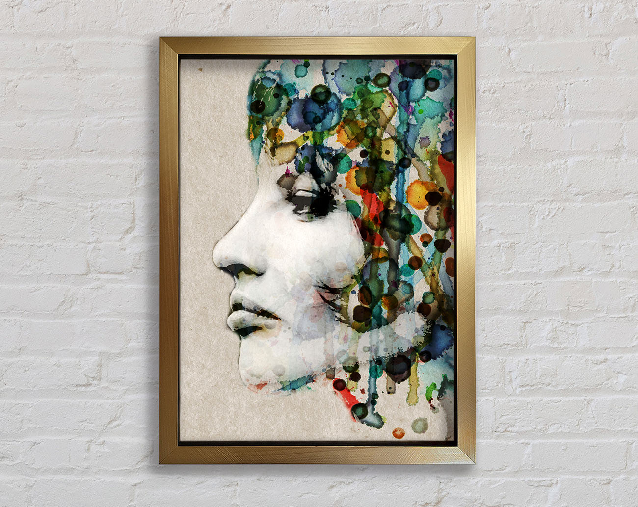 Vintage Woman Framed Print