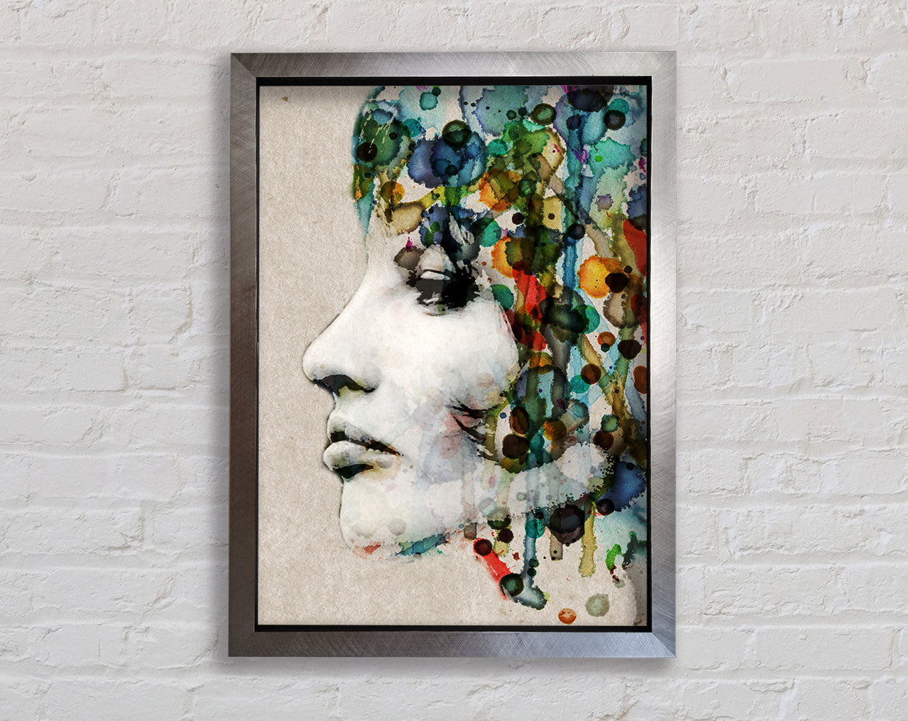 Vintage Woman Framed Print
