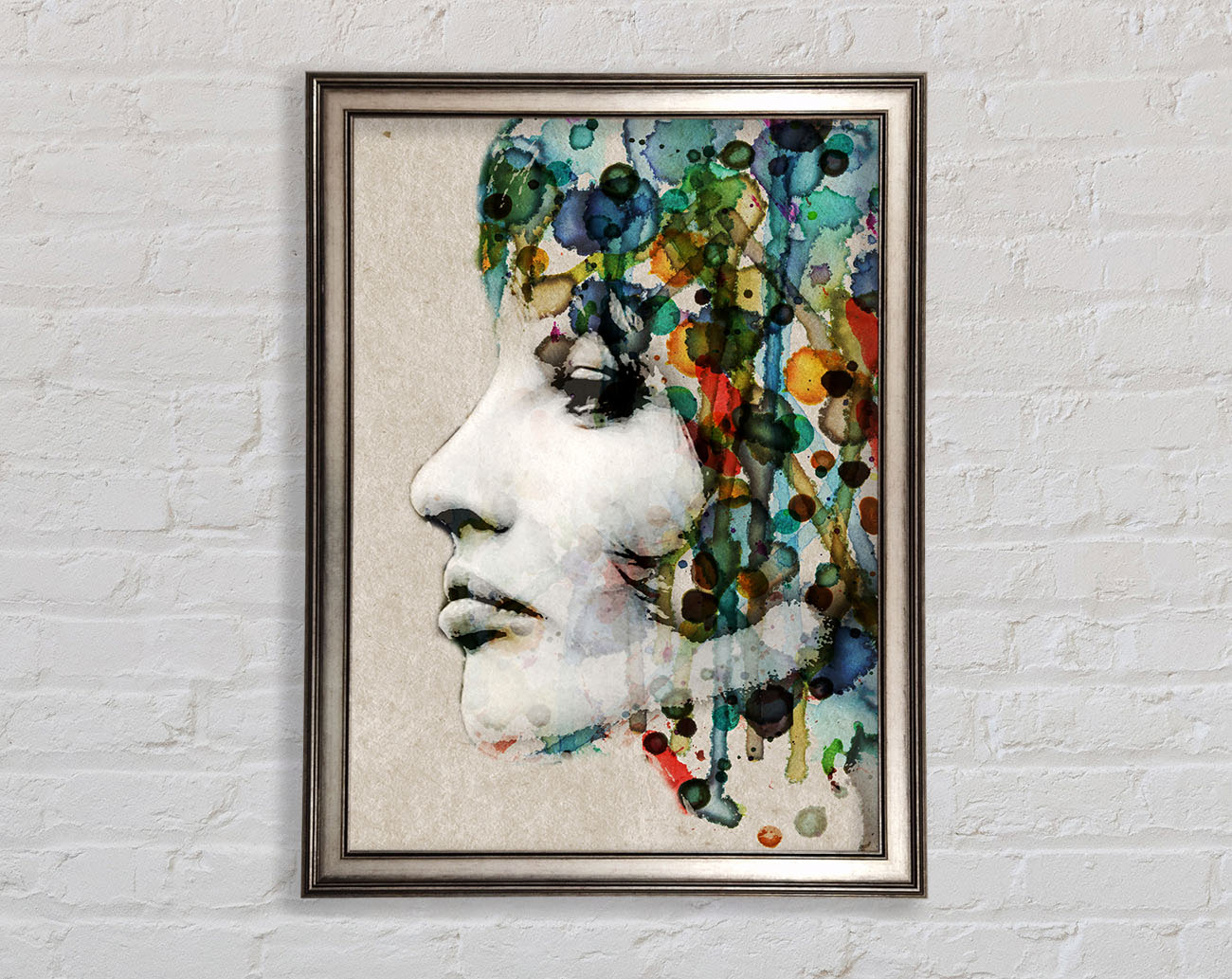 Vintage Woman Framed Print