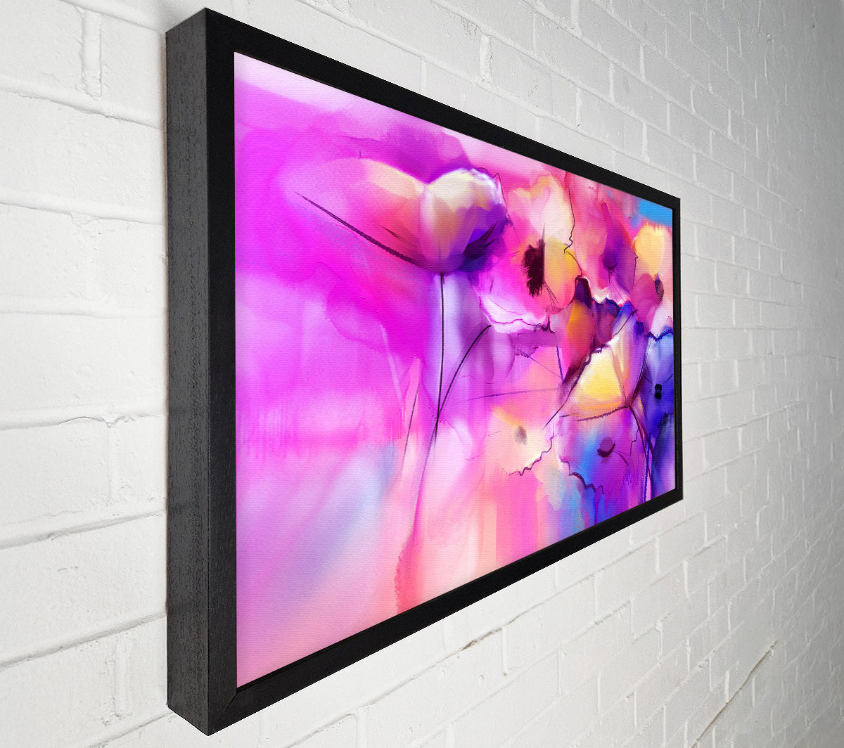 Pink Poppy Vision Canvas Wall Art
