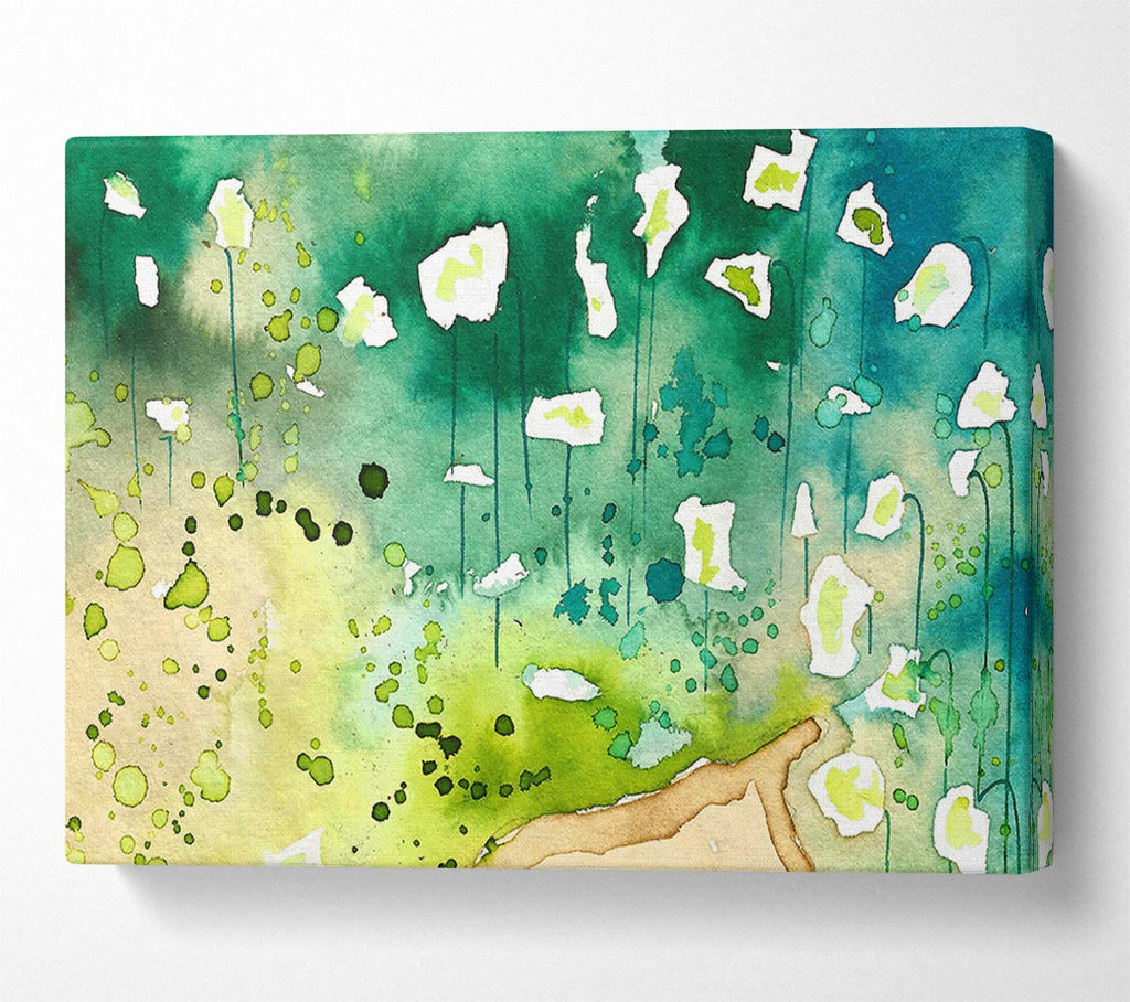 Garden Illusion Canvas Wall Art