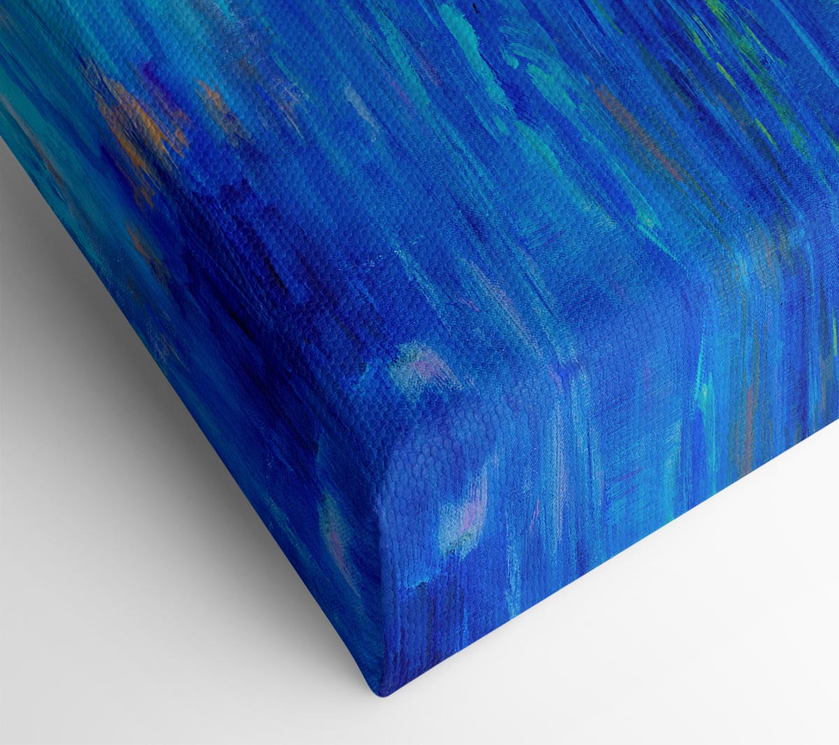 Rowing Boat Blues Canvas Wall Art