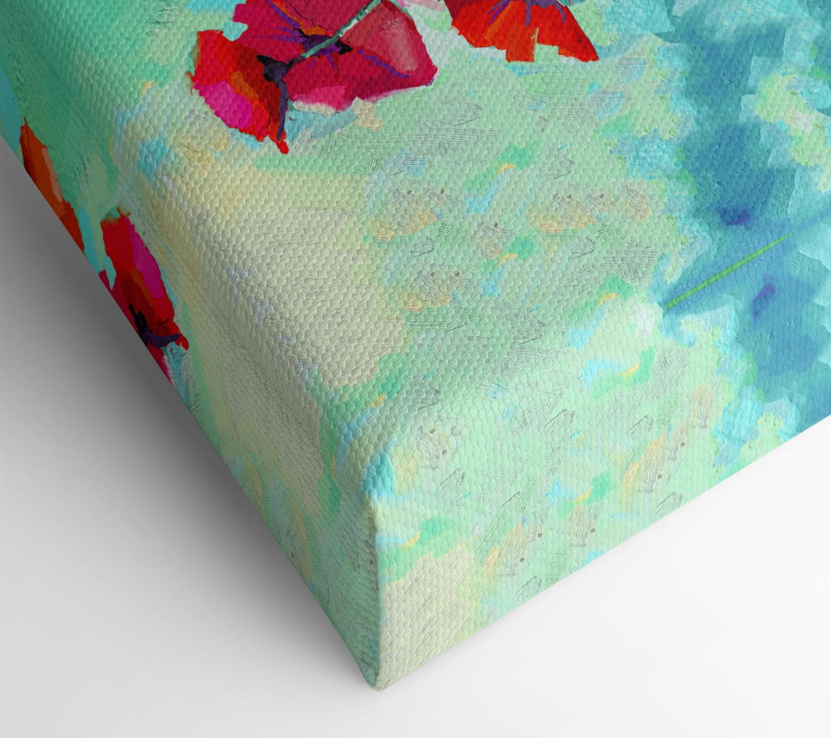 Poppy Vase Beauty Canvas Wall Art