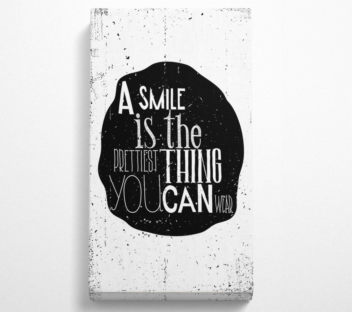 A Smile Is The Prettiest Thing Canvas Wall Art