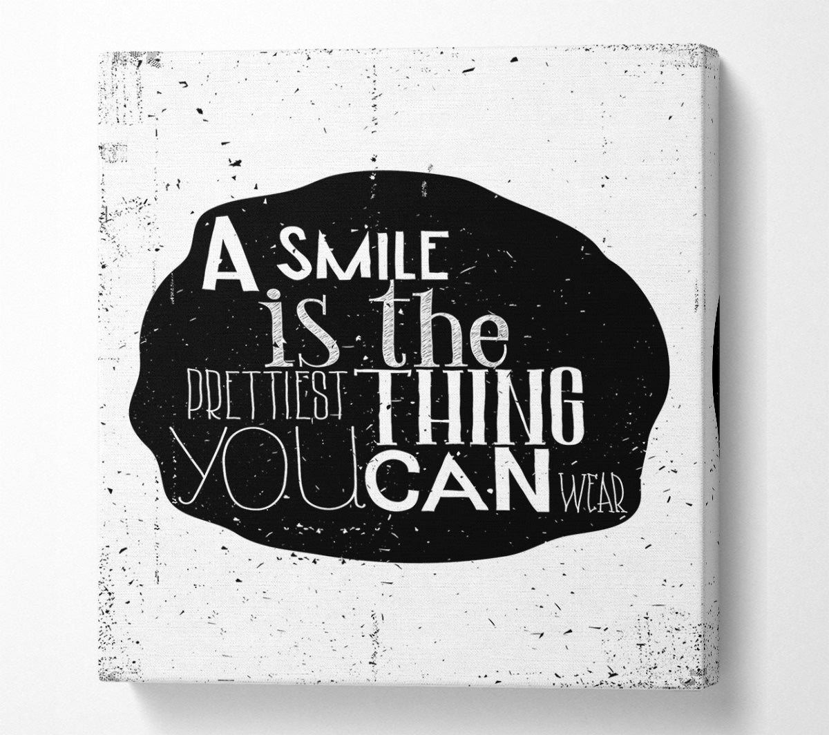 A Smile Is The Prettiest Thing Canvas Wall Art