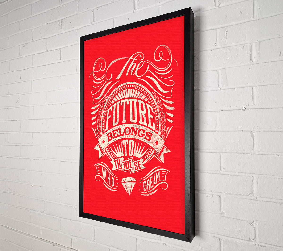 The Future Belongs To Those Canvas Wall Art