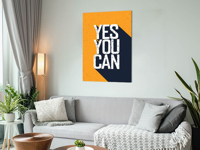 Yes You Can 1 Metal Print