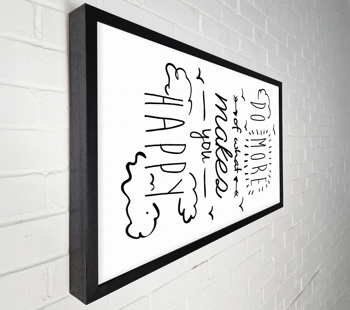 Do More Of What Makes You Happy 1 Canvas Wall Art