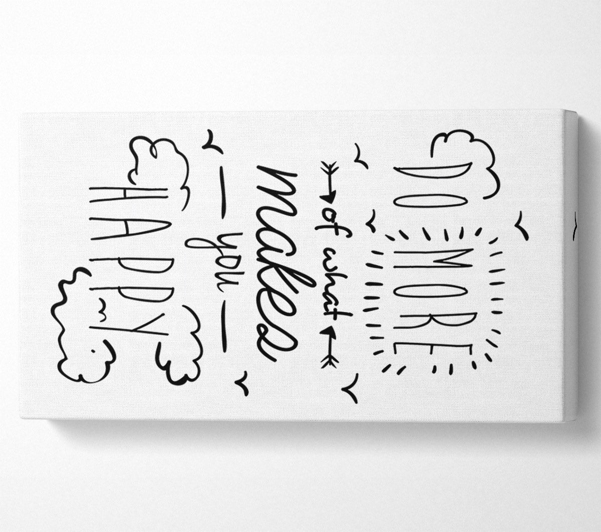 Do More Of What Makes You Happy 1 Canvas Wall Art