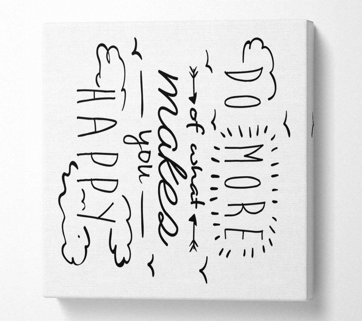 Do More Of What Makes You Happy 1 Canvas Wall Art