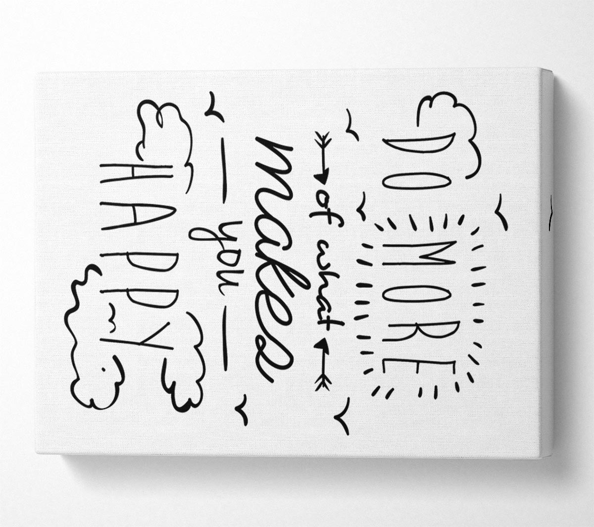 Do More Of What Makes You Happy 1 Canvas Wall Art