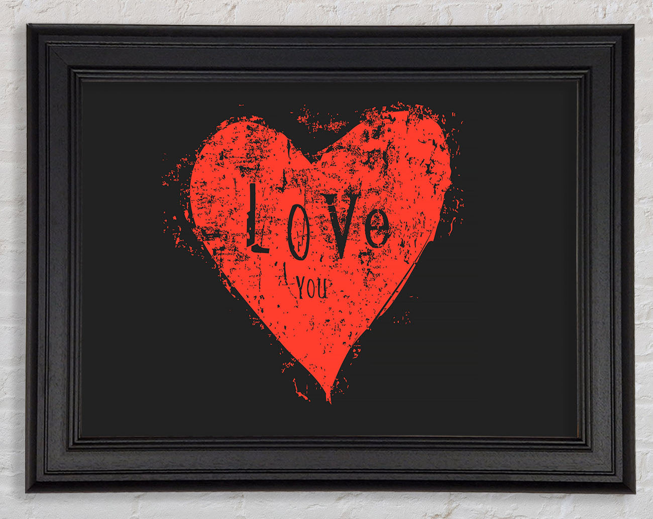 Love You 2 Framed Print