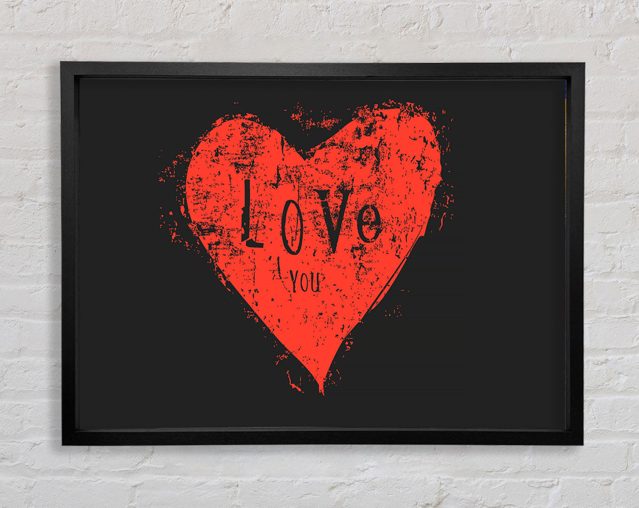 Love You 2 Framed Print