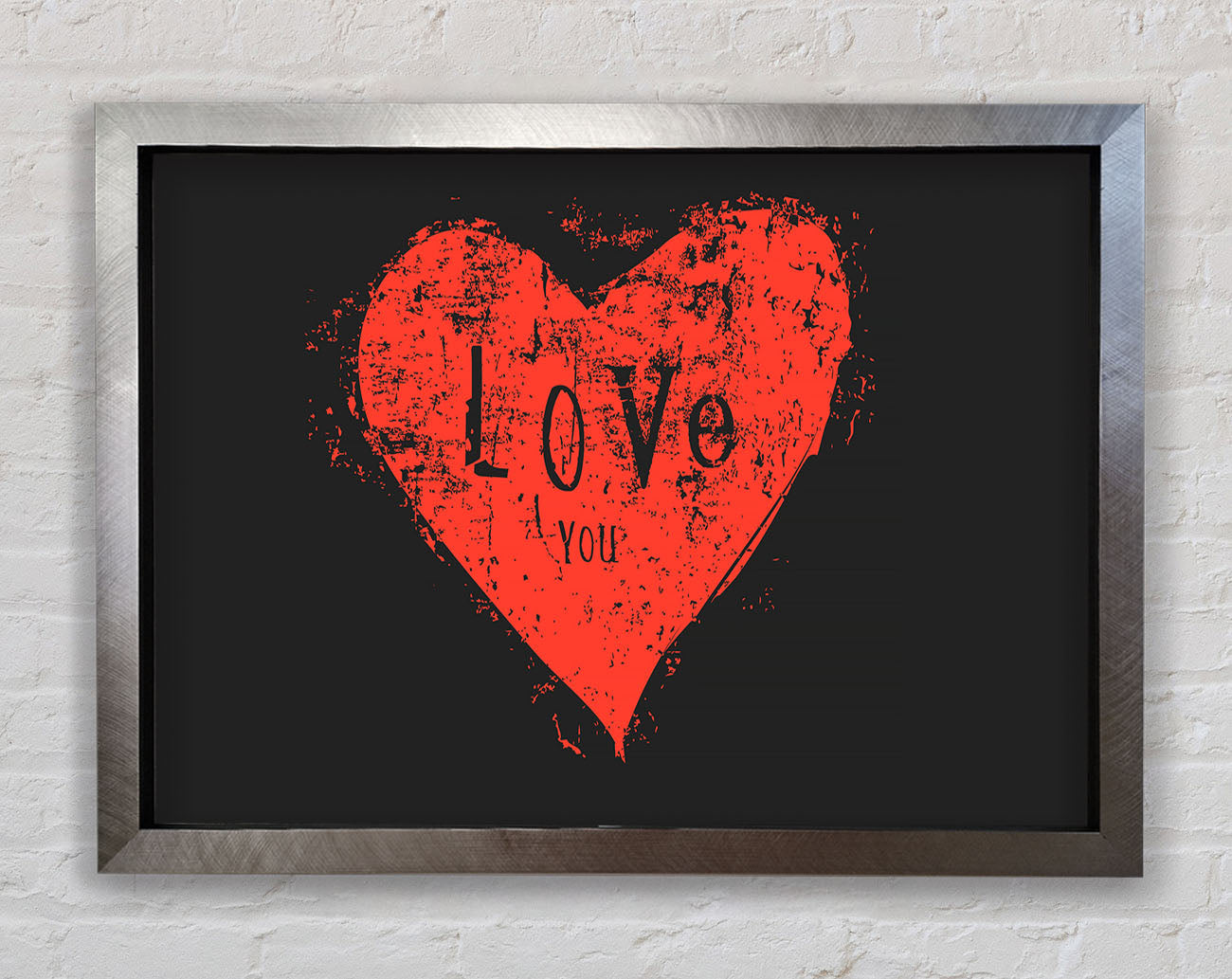 Love You 2 Framed Print