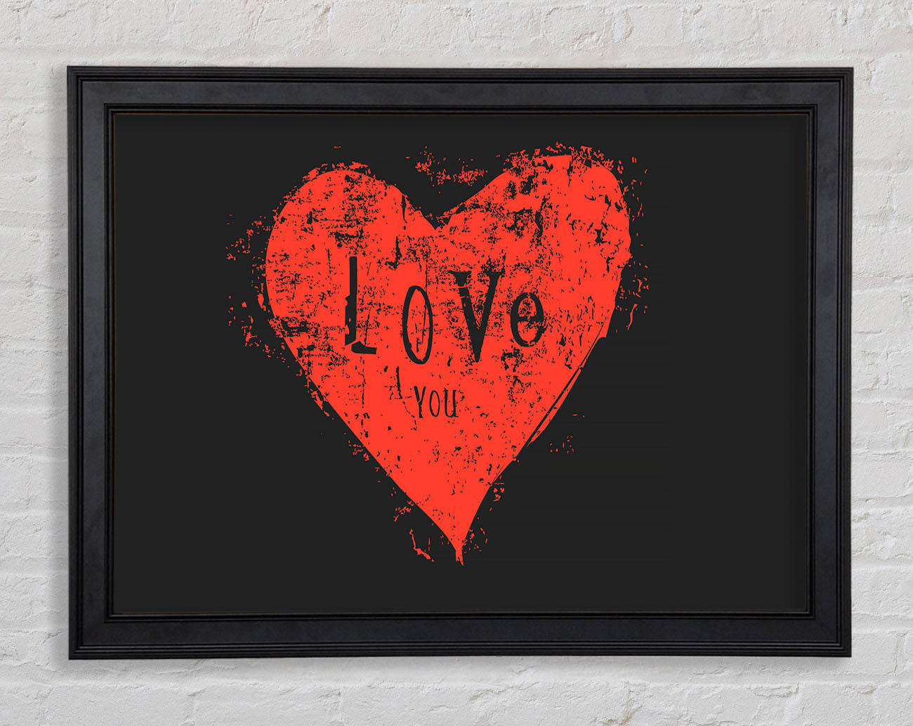 Love You 2 Framed Print