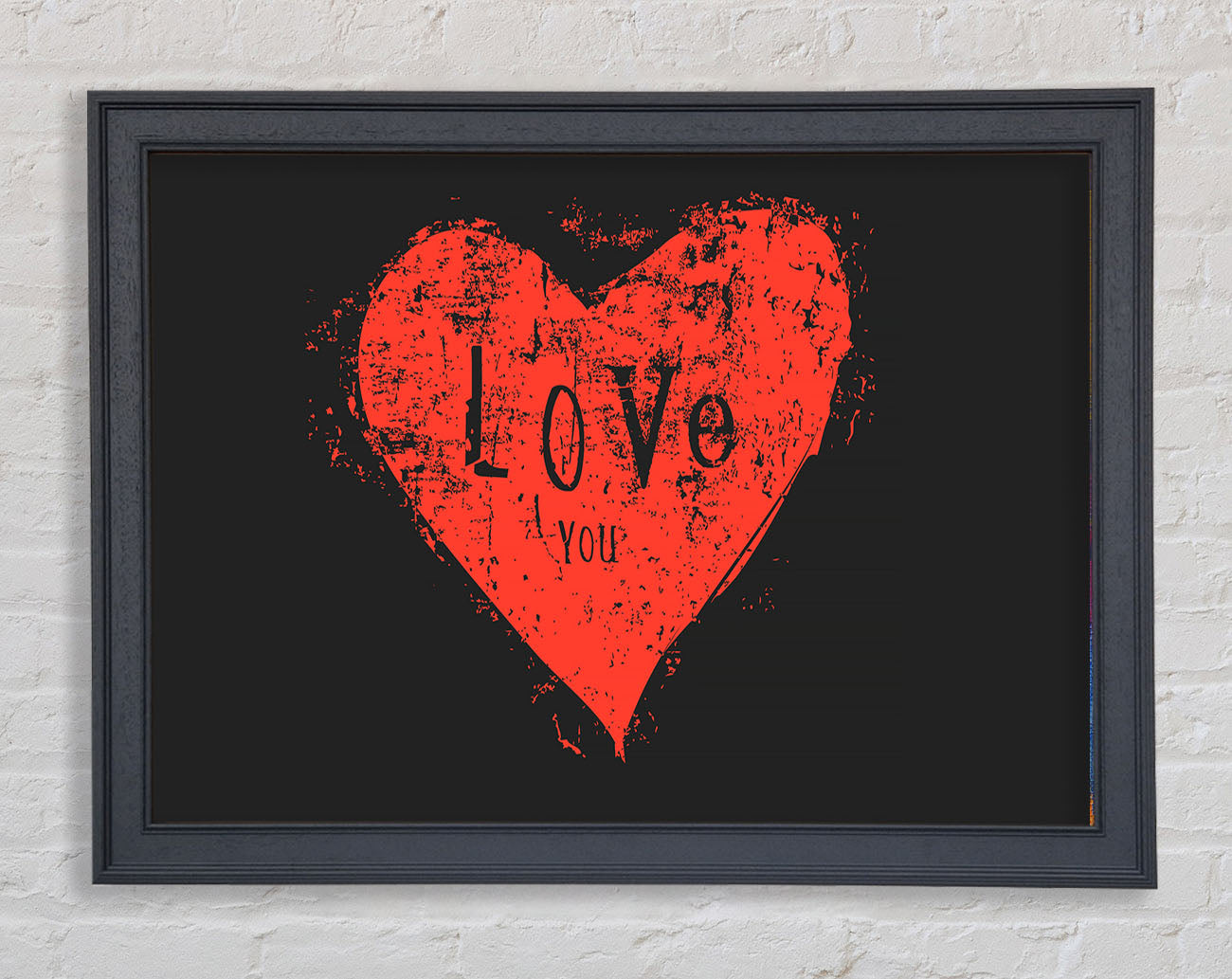 Love You 2 Framed Print