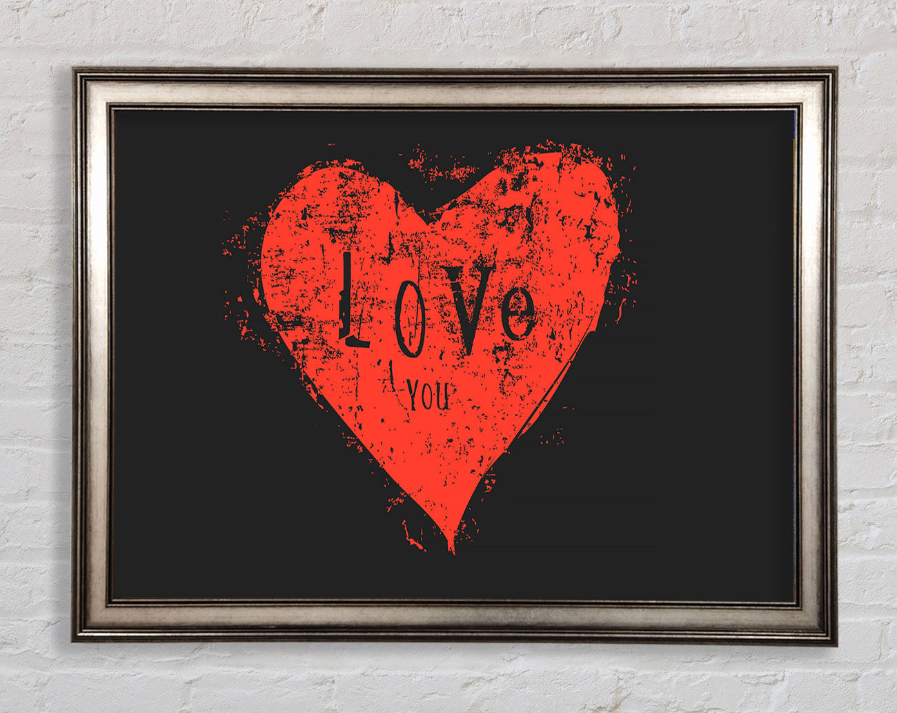 Love You 2 Framed Print