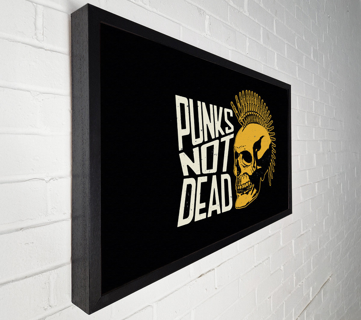 Punks Not Dead 1 Canvas Wall Art