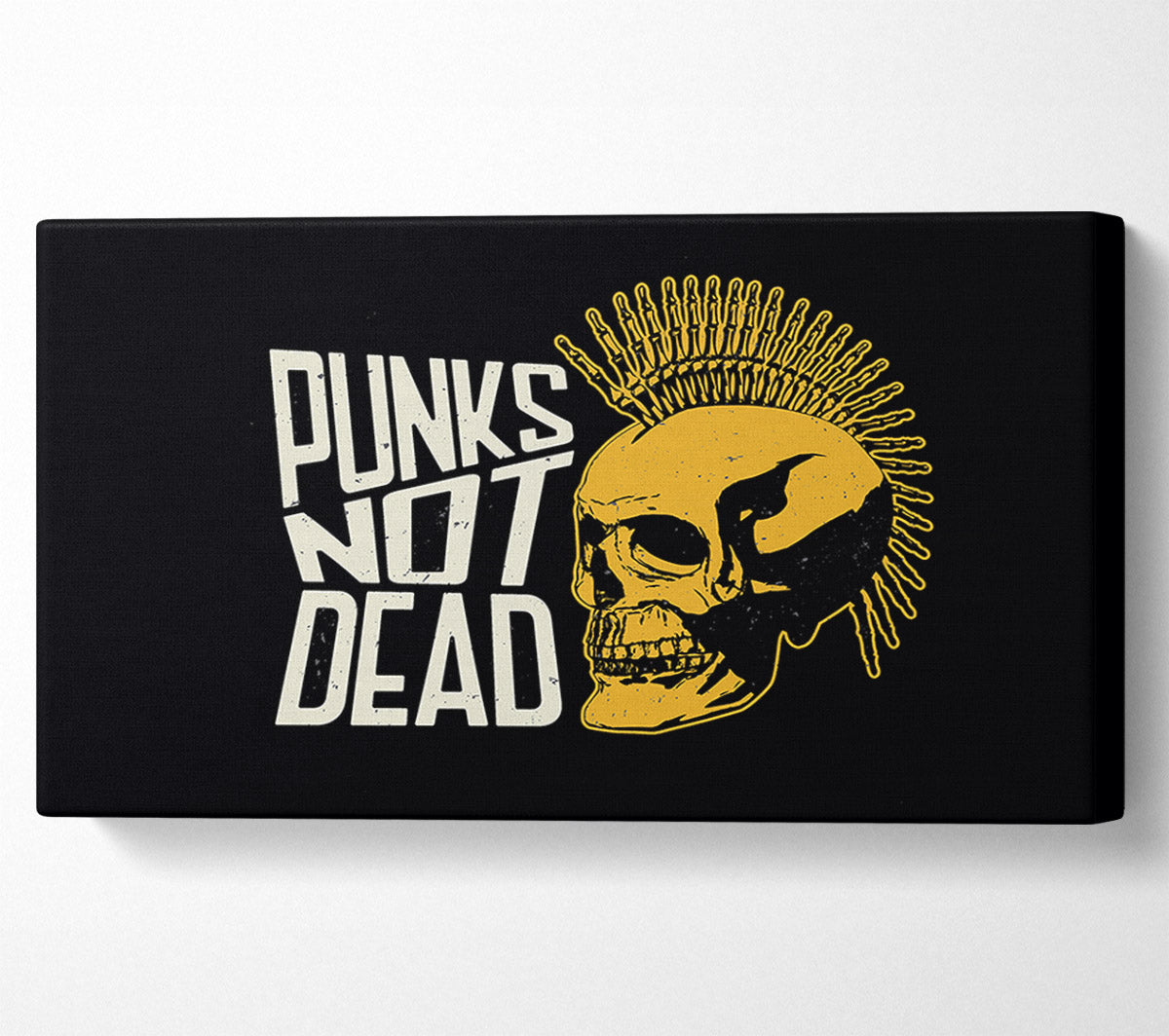 Punks Not Dead 1 Canvas Wall Art