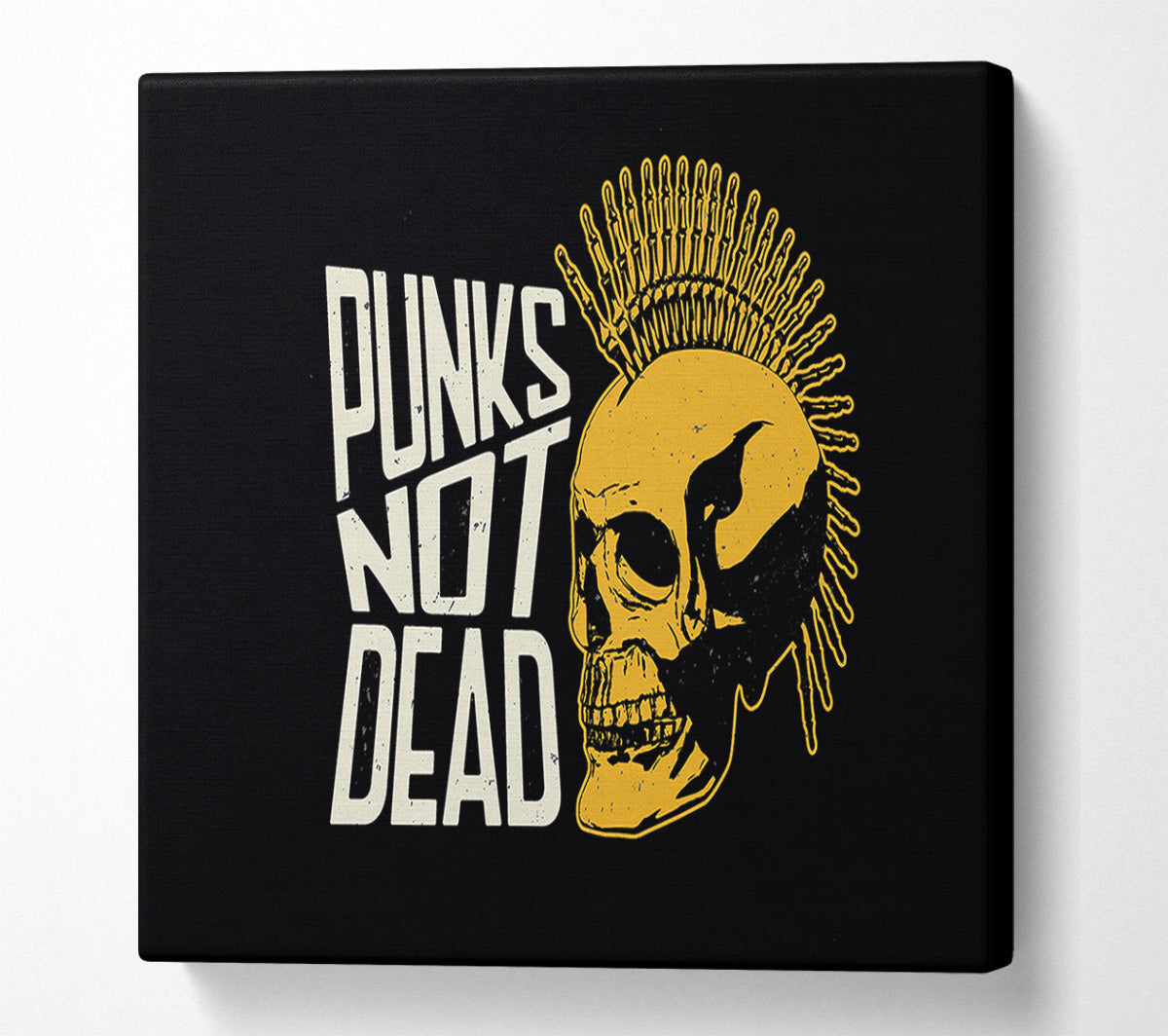 Punks Not Dead 1 Canvas Wall Art