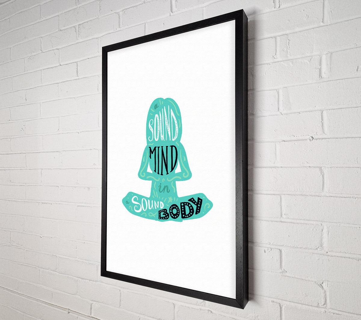 A Sound Mind In A Sound Body Canvas Print