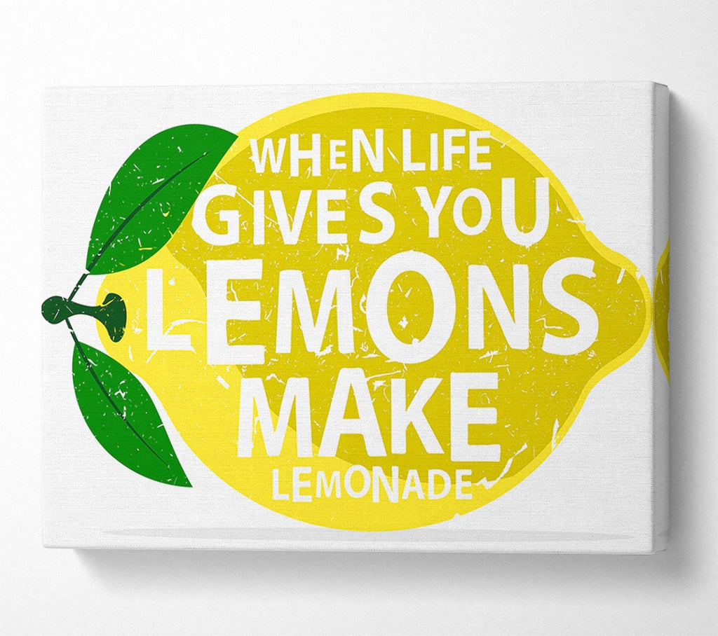 When Life Gives You Lemons 1 Canvas Wall Art