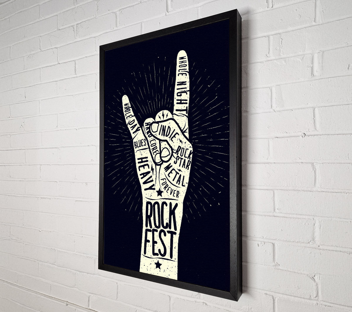 Rock Fest Canvas Wall Art