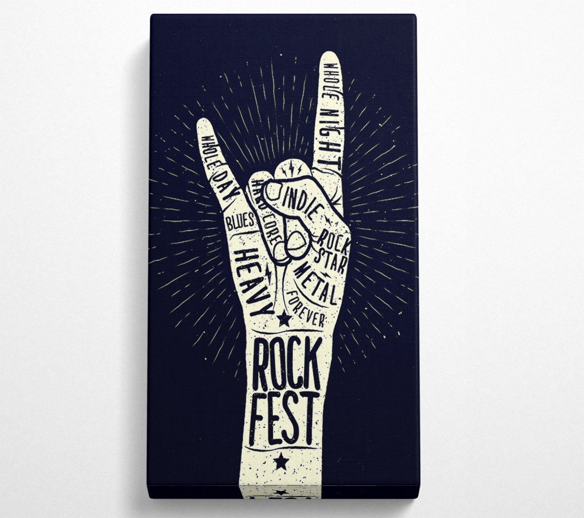 Rock Fest Canvas Wall Art