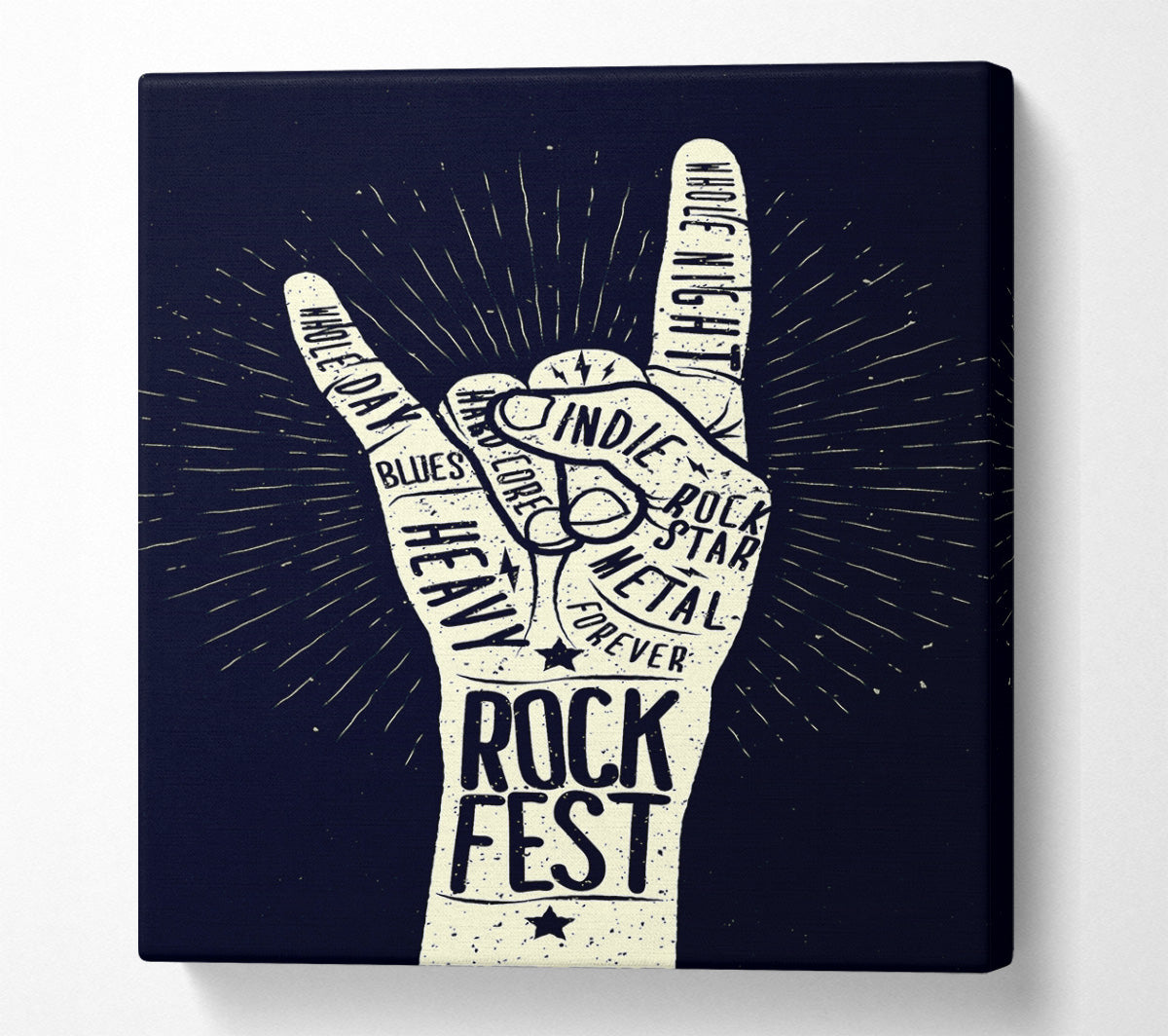 Rock Fest Canvas Wall Art
