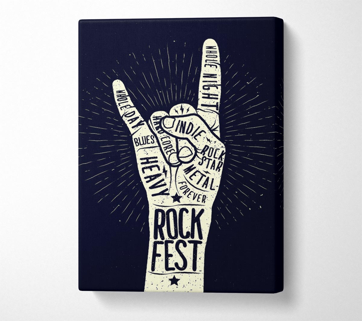 Rock Fest Canvas Wall Art