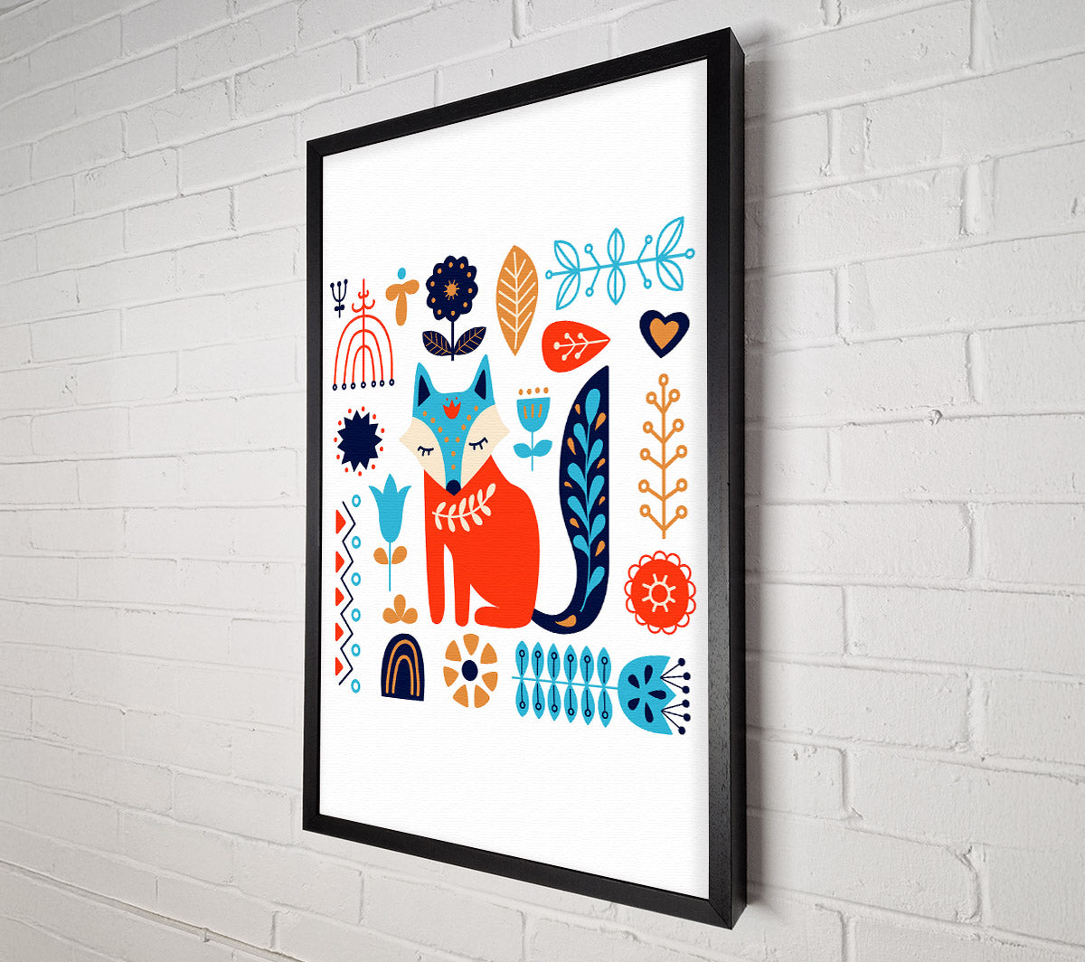 Foxy Garden Canvas Print