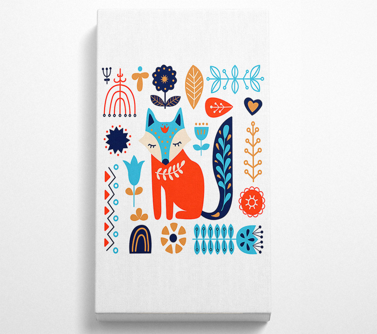 Foxy Garden Canvas Print