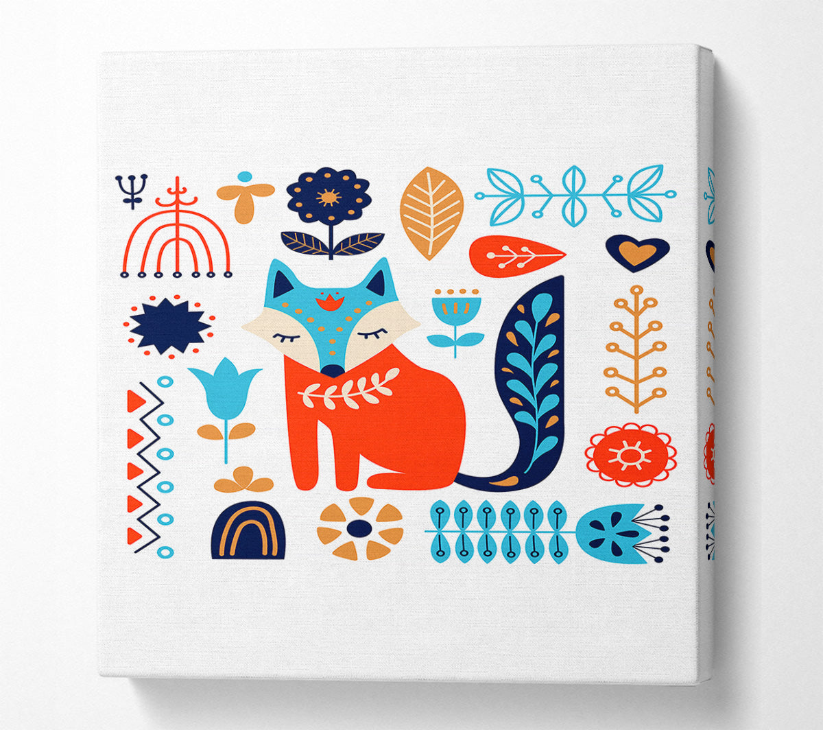 Foxy Garden Canvas Print