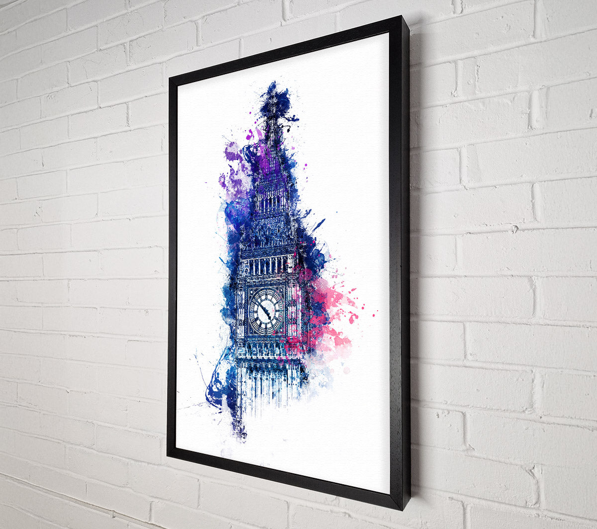 Watercolour Big Ben 4 Canvas Wall Art