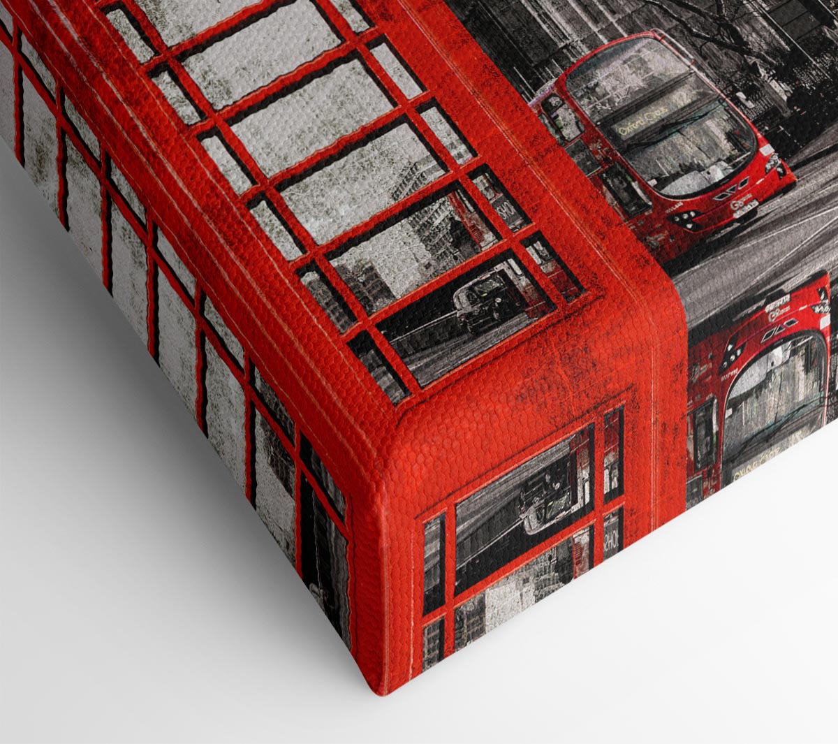 Retro Big Ben Canvas Wall Art