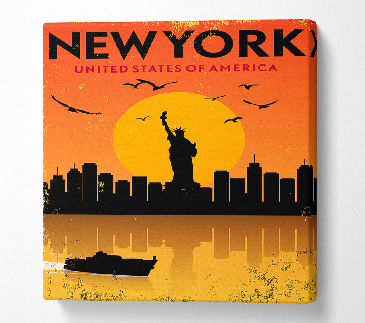Statue of Liberty Poster Canvas Wall Art