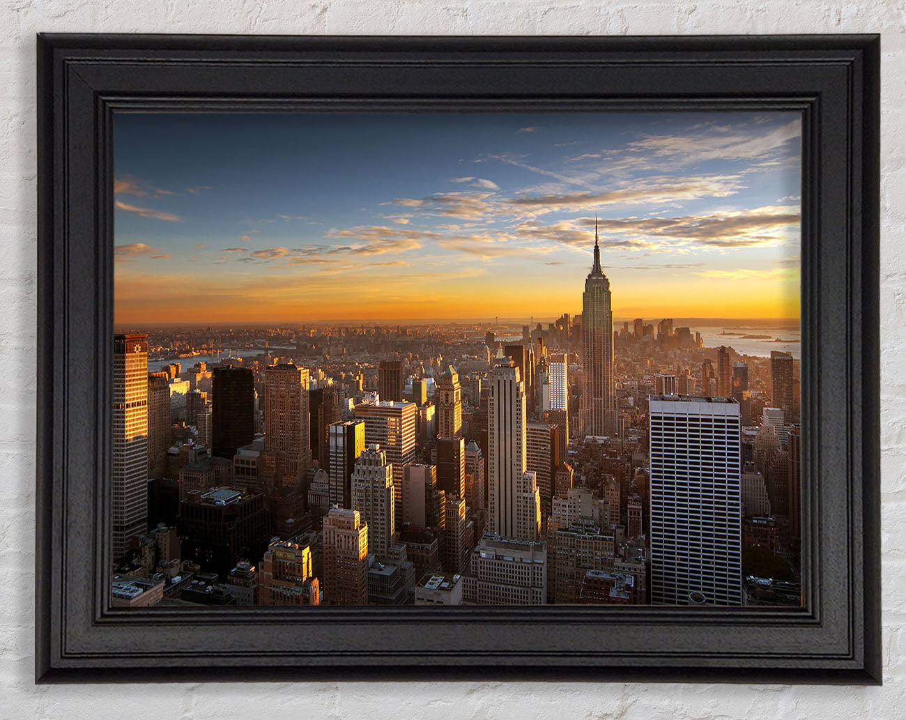 Sunrise Over The City That Never Sleeps Framed Print