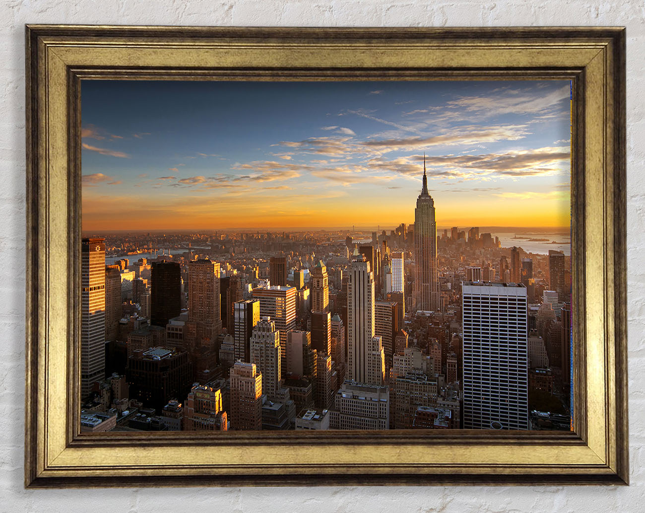 Sunrise Over The City That Never Sleeps Framed Print