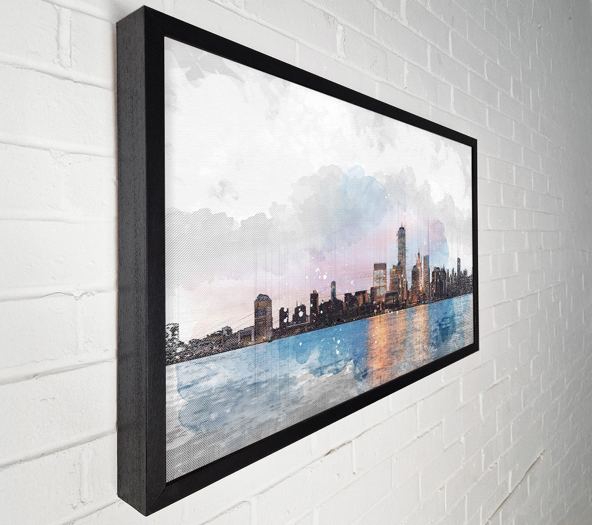 Watercolour NYC Canvas Wall Art