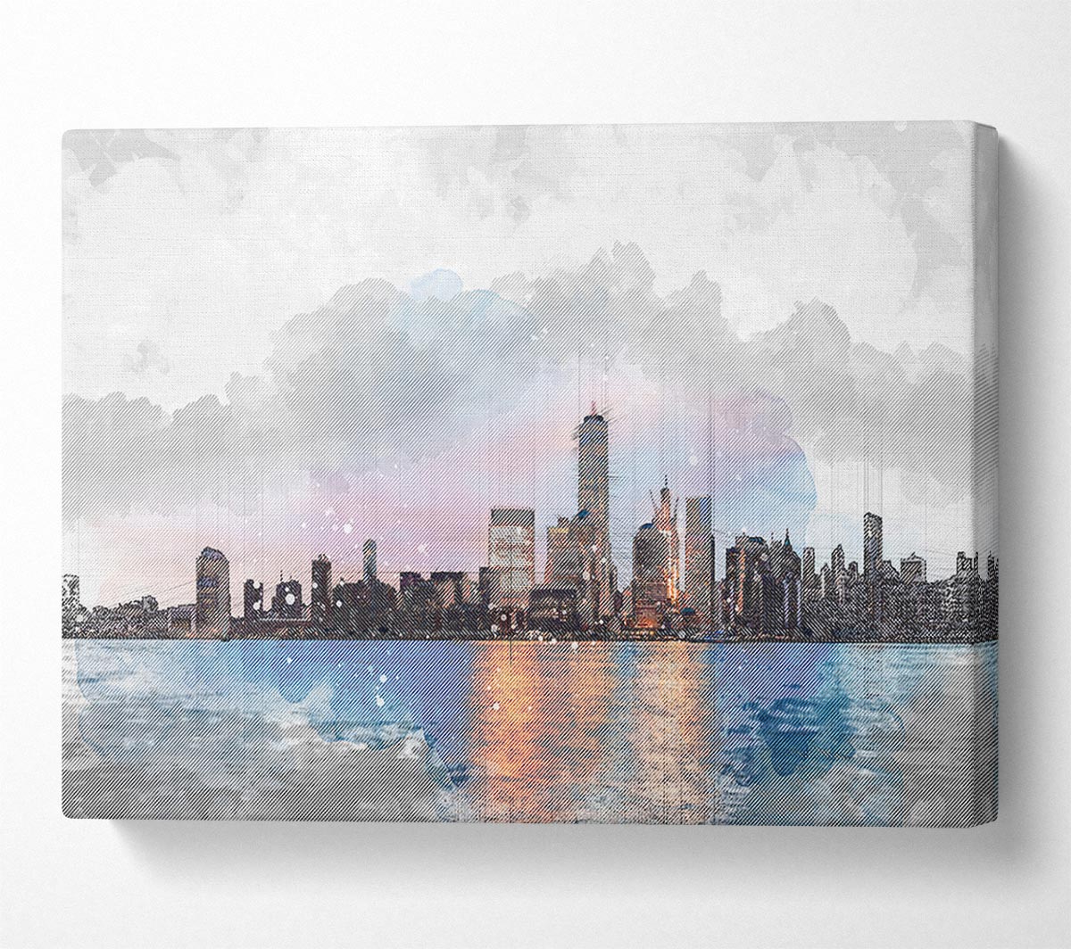 Watercolour NYC Canvas Wall Art