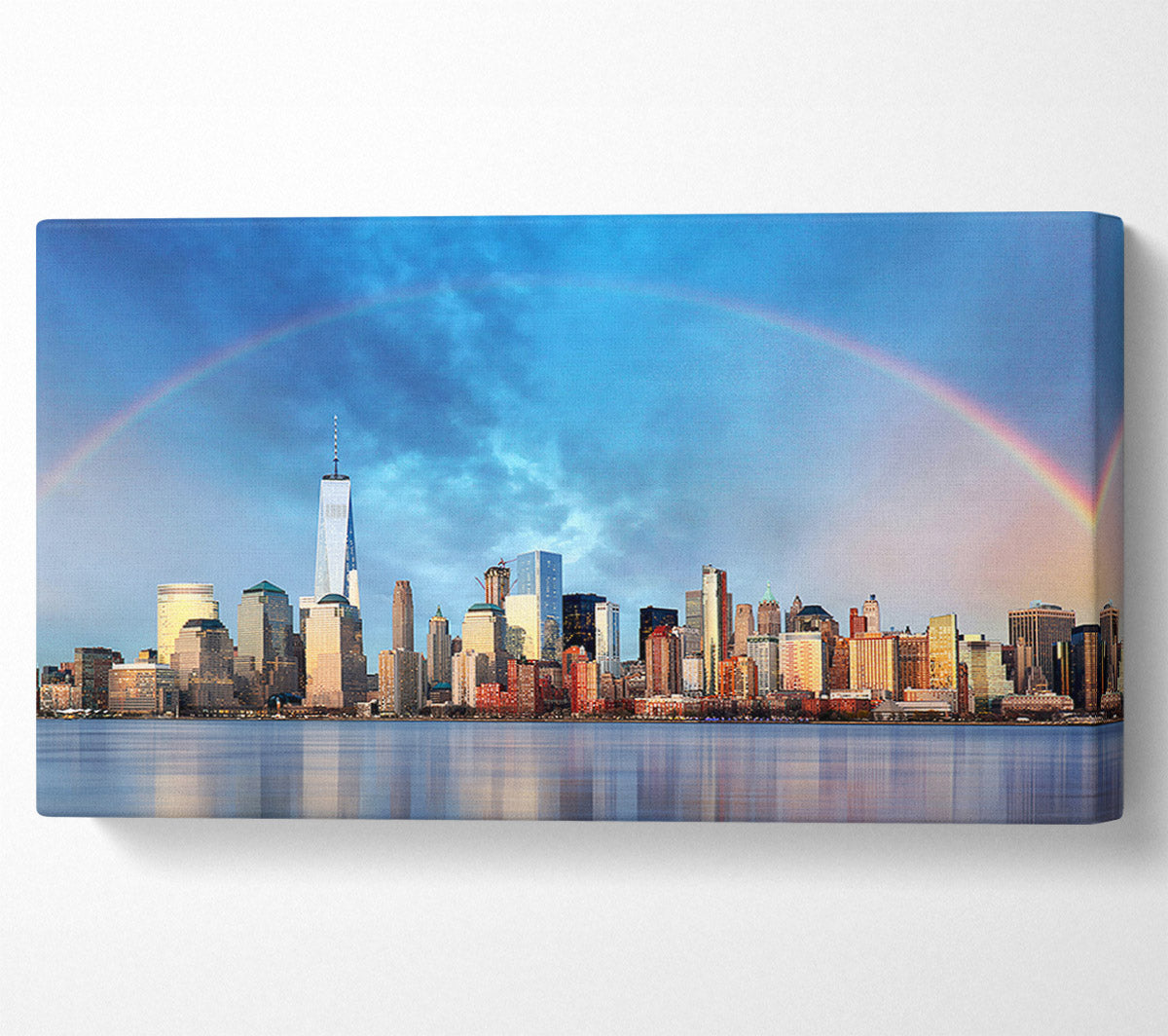 Rainbow Over The Big Apple Canvas Wall Art