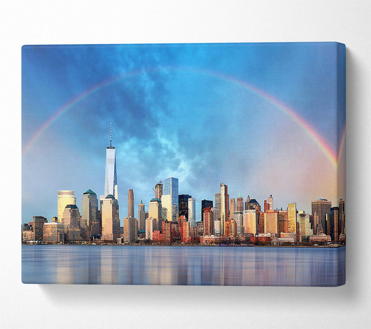 Rainbow Over The Big Apple Canvas Wall Art