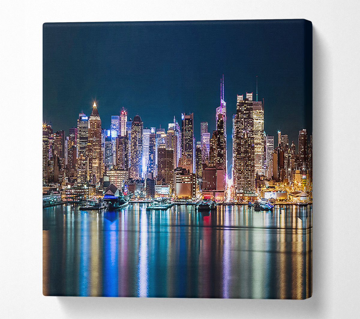 Reflections From The Big Apple Canvas Wall Art