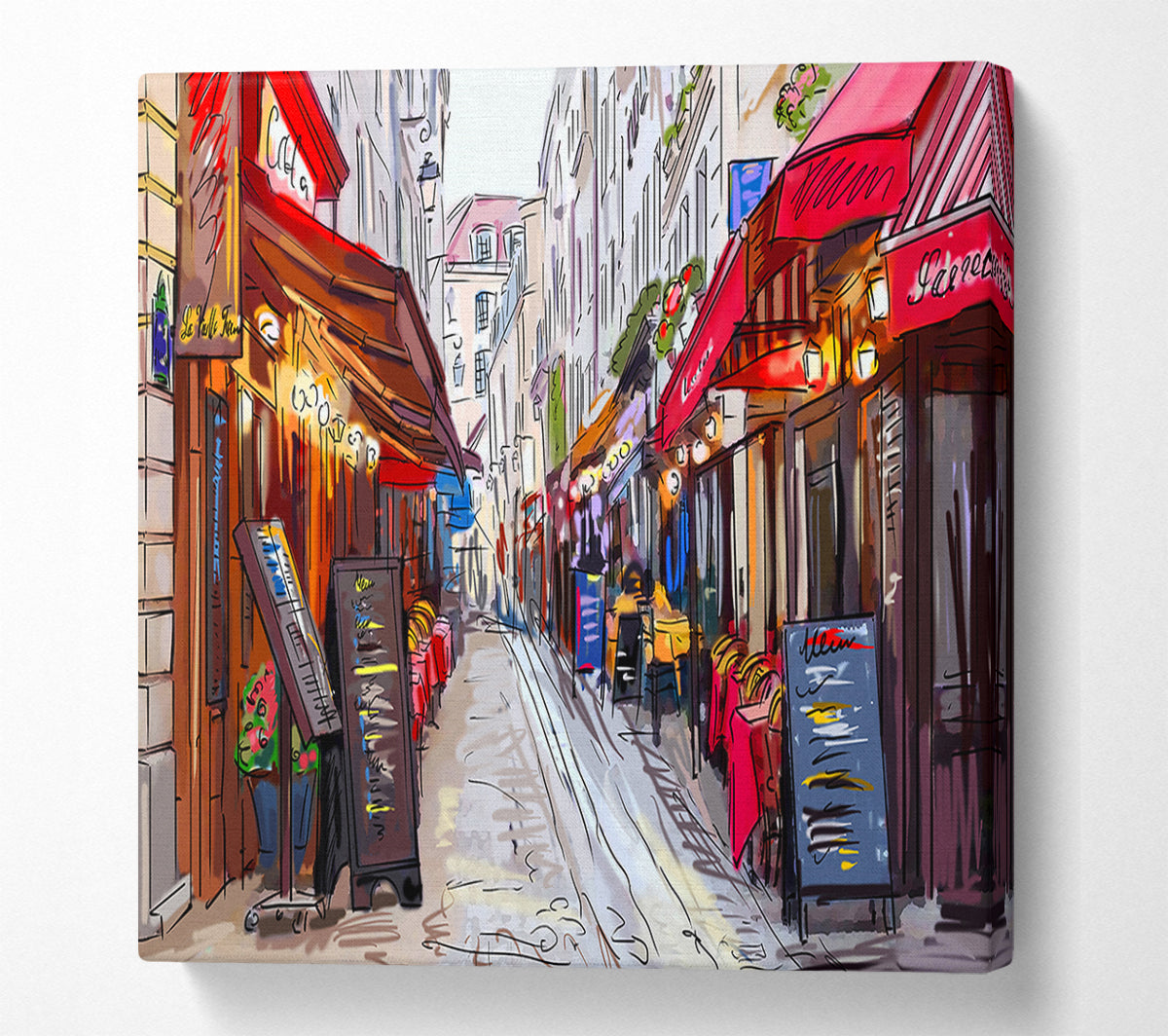 Things To Do In The City 9 Canvas Wall Art