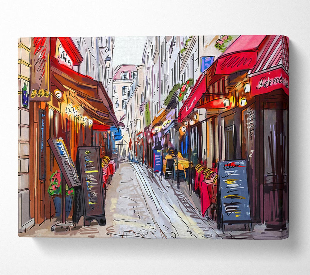 Things To Do In The City 9 Canvas Wall Art