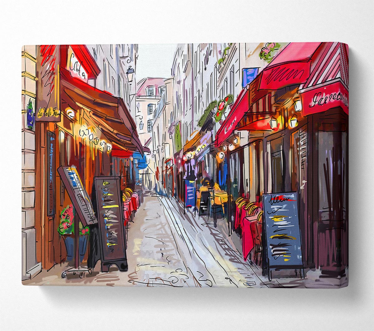 Things To Do In The City 9 Canvas Wall Art