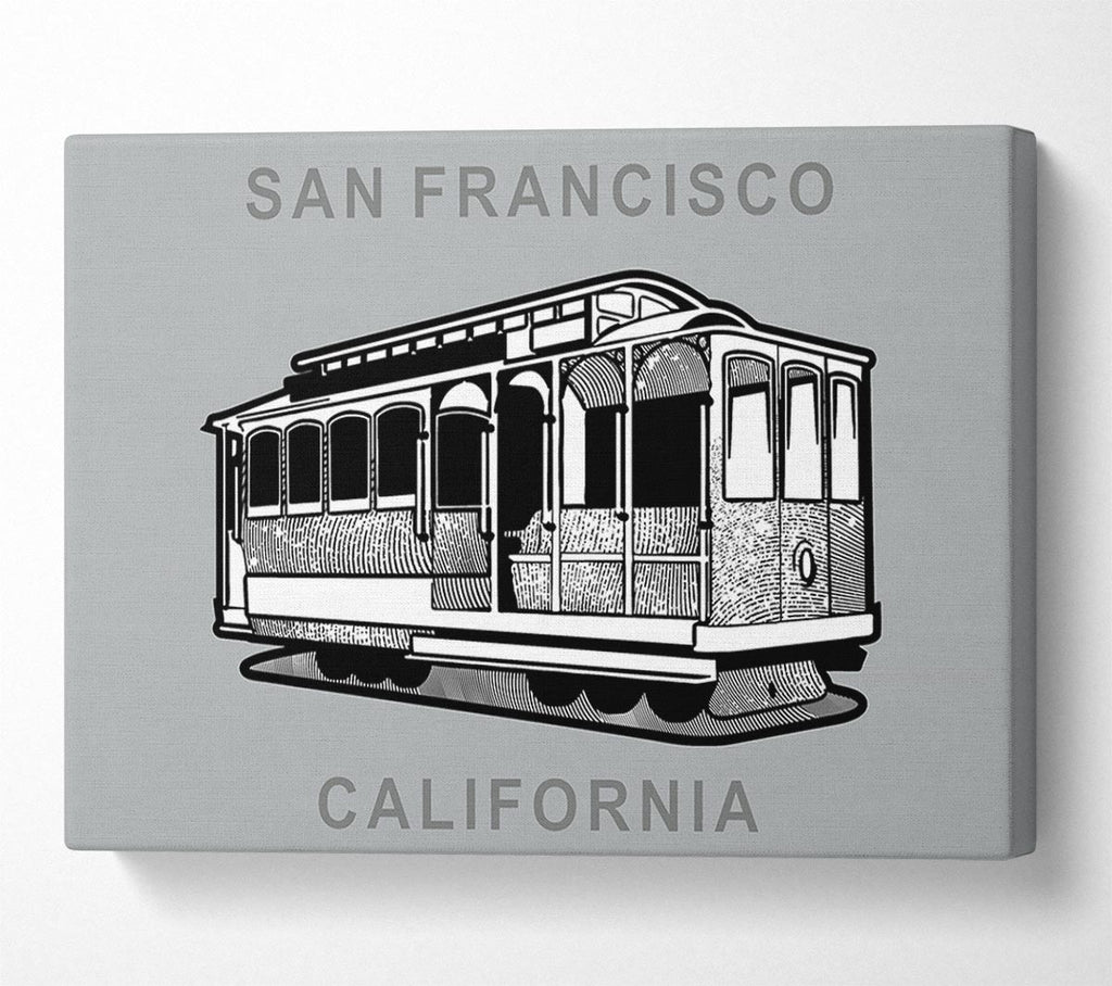 Cable Car 1 Canvas Wall Art