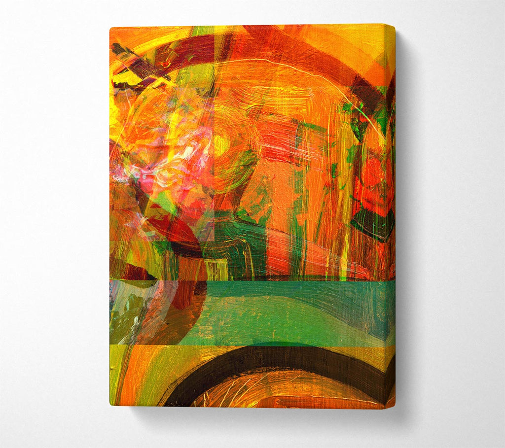 Sun God Canvas Wall Art